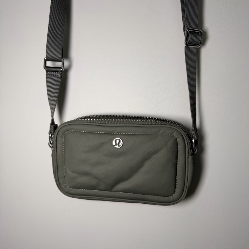 Lululemon Olive Green Crossbody Bag